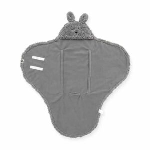 Jollein wikkeldeken Bunny Storm Grey Maat