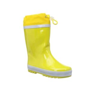 Playshoes regenlaarzen Geel Streep Wit Maat