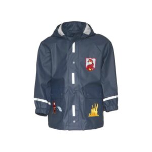 Playshoes regenjas marine brandweerwagen Maat