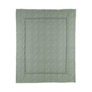 Meyco boxkleed geweven cheetah/uni forest green Maat