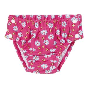 Playshoes zwemluier Bloemen Roze Maat