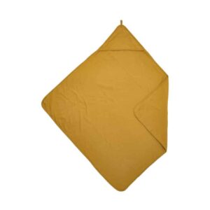Meyco badcape basic jersey honey gold Maat