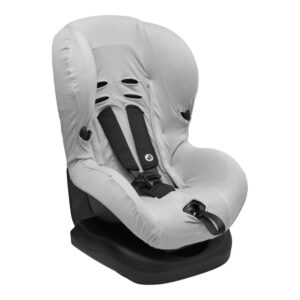 Meyco autostoelhoes 1+ basic jersey lichtgrijs Maat
