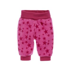Playshoes Schnizler babybroekje fleece fuchsia sterren Maat