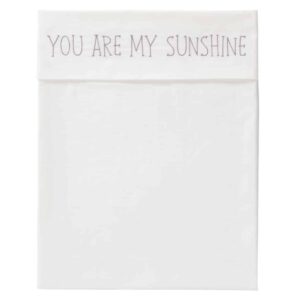 Fresk wieglaken Sunshine Gull grey Maat