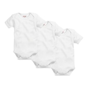 Playshoes Schnizler set 3 rompers korte mouw wit Maat