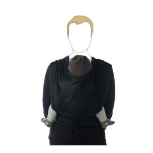 Babylonia draagdoek BB Slen black beans Maat