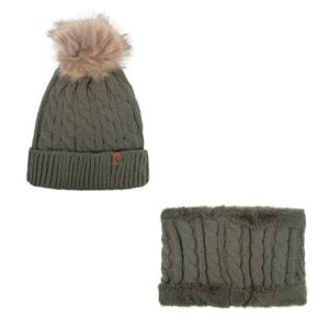 Baby Dutch muts en sjaal groen Maat