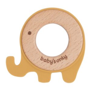 Baby’s Only bijtring olifant oker Maat