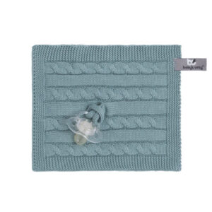 Baby’s Only speendoekje Cable Classic Stonegreen Maat