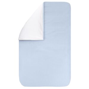 Bink Bedding dekbedovertrek 60 x 80 cm Piqué Blue Maat