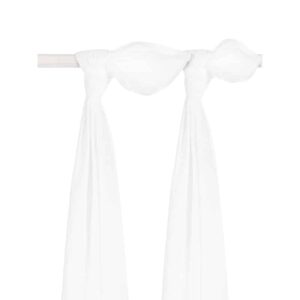 Jollein set van 2 multidoeken White Maat