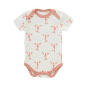 Fresk romper korte mouw coral pink Maat