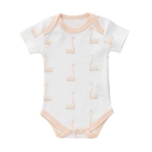 Fresk romper korte mouw Swan pale peach Maat