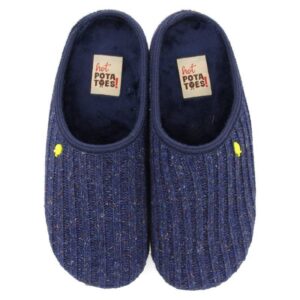 Hot Potatoes pantoffels Leonding Junior navy Maat