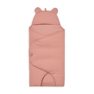 Jollein wikkeldeken Basic Stripe Rosewood Maat