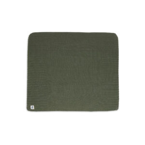 Jollein waskussenhoes 75×85 cm Pure Knit Leaf Green GOTS Maat