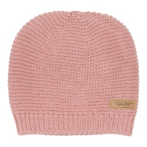 Little Dutch gebreid babymutsje Vintage Pink Maat