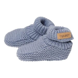 Little Dutch gebreide babyslofjes Blue Maat