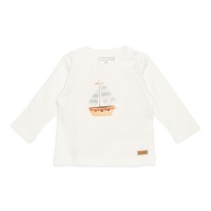 Little Dutch longsleeve Sailboat White Maat