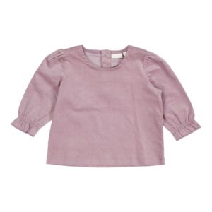 Little Dutch longsleeve pofmouw corduroy Mauve Maat