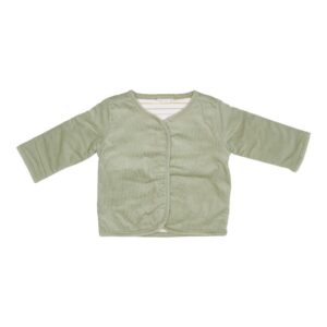 Little Dutch reversible babyjasje Vintage Sunny Stripes Green Maat