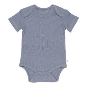 Little Dutch romper korte mouw Rib Blue Maat