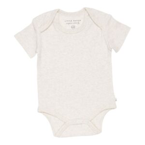 Little Dutch romper korte mouw Rib Sand Maat