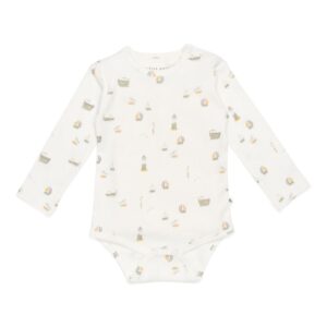 Little Dutch romper lange mouw Sailors Bay White Maat