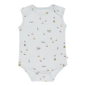 Little Dutch romper mouwloos Sailors Bay Blue Maat