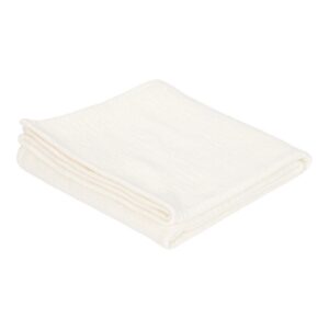 Little Dutch swaddle doek 120 cm Pure Soft White Maat