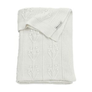 Meyco deken Romantic Flower offwhite Maat