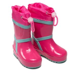 Playshoes regenlaarzen roze blauw Maat