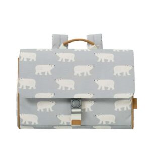 Fresk boekentas large Polar bear Maat