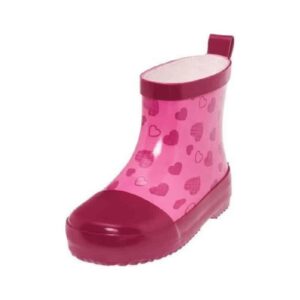 Playshoes halfhoge regenlaarzen Hartjes Roze Maat