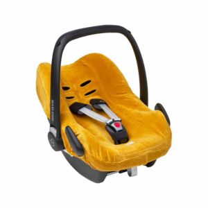 Meyco autostoelhoes 0+ velvet honey gold Maat