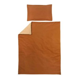 Meyco dekbedovertrek junior uni camel warm sand Maat