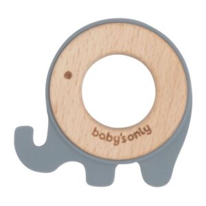 Baby’s Only bijtring olifant grijs Maat