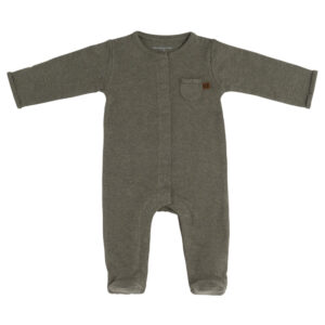 Baby’s Only boxpakje met voetjes Melange Khaki Maat