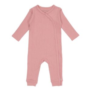 Little Dutch boxpakje met overslag Rib Vintage Pink Maat